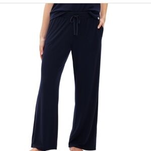 Gap GapBody Women's Ribbed Drawstring Pajama Pants - Navy